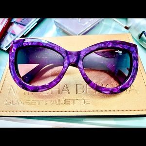 RARE Wildfox KITTEN purple marble gradient lense sexy sunglasses
